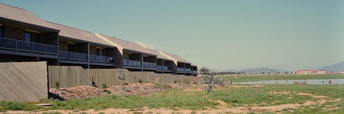 Two-story row houses (Tuggeranong, Canberra, AU)