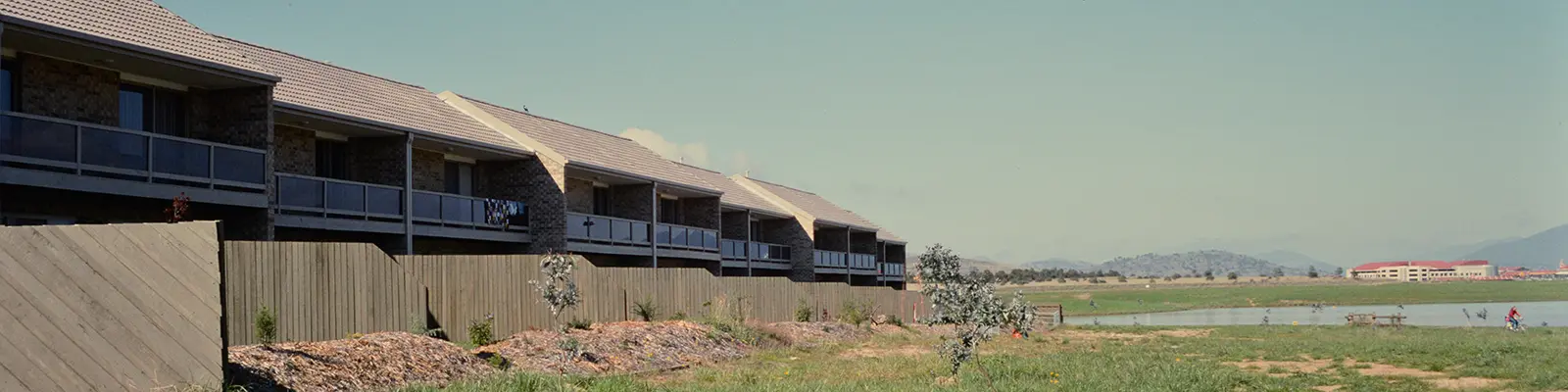 Two-story row houses (Tuggeranong, Canberra, AU)